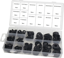 Gummiskiver sortimentsæske 180 dele